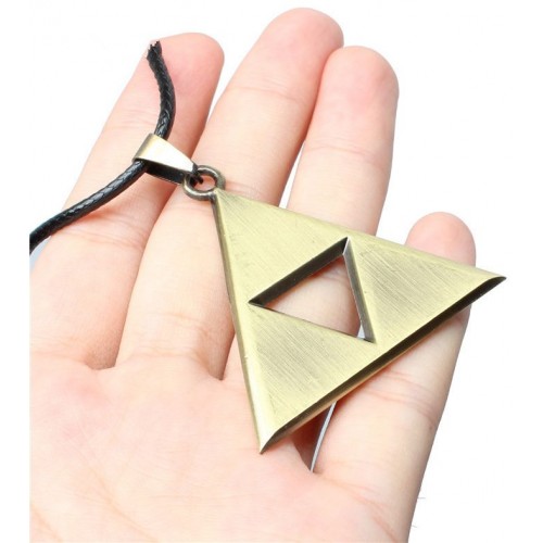 Zelda Pyramid animation triangle Necklace